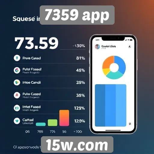 Estatísticas de uso do 7359 app entre usuários